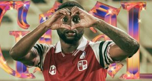 Levy Madinda setelah mencetak gol ke gawang PSS Sleman di Stadion Manahan, Solo, Senin (3/3/2025). INSTAGRAM.COM/PSBARITOPUTERAOFFICIAL